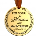 Medalie dedicatie, Pot totul in Hristos!